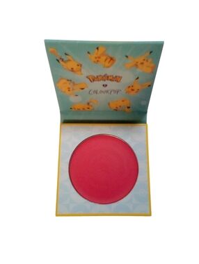 Pokemon Colour Pop Instant Crush Cream Blush Electro Ball Natural Matte Finish